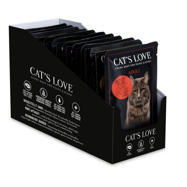 12x85g lajitelma Cat's Love kissan märkäruoka