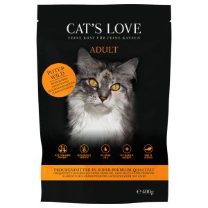 400g Cat's Love Adult Kalkkuna & Hirvenliha kissan kuivaruoka