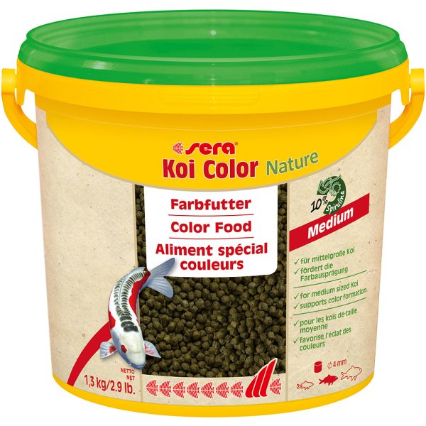 3800ml Koi Color Nature Medium Sera kalanruoka
