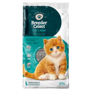 20l paperipellettikuivike kissoille Breeder Celect