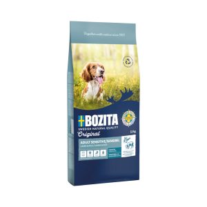 Edullinen pakkaus: 2x12kg Bozita Original Sensitive Digestion with Lamb koiran kuivamuonaa