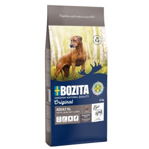Edullinen pakkaus: 2x12kg Bozita Original Adult XL lammasta sisältävä koiranruoka kuivana