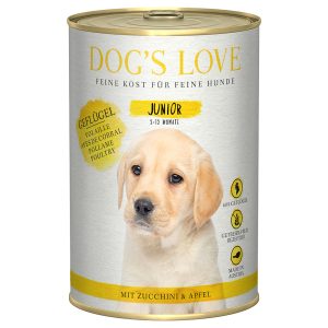 12x400g Junior siipikarja Dog's Love koiran märkäruoka