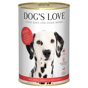 6x 400g Dog's Love Adult Beef koiran märkäruokaa