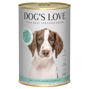 12 x 400 g säästöpakkaus Dog ́s Love Hypoallergeeninen koiran märkäruoka