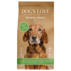 2kg Dog´s Love Senior/Light Wild koiran kuivaruoka