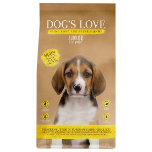 12kg Dog´s Love Junior Chicken koiran kuivaruoka
