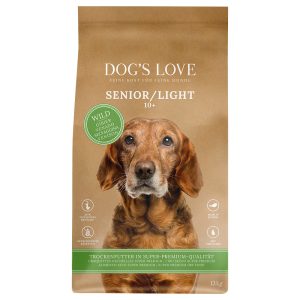 12kg Dog´s Love Senior/Light Wild koiran kuivaruoka