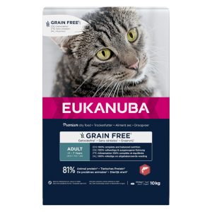 10kg Adult Grain Free lohi Eukanuba kissan kuivaruoka