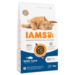 2x3kg for Vitality Adult tonnikala IAMS kissan kuivaruoka