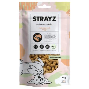 2x 80g STRAYZ BIO Veggie välipaloja koirille