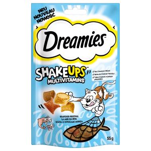 6x55g Shakeups Multivitamins Seafood Festival Dreamies kissanherkku