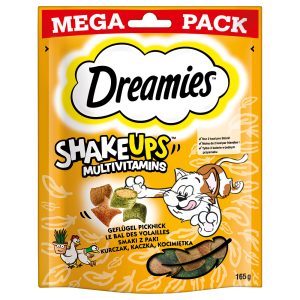 165g Shakeups Multivitamins siipikarja-piknik Dreamies kissanherkku