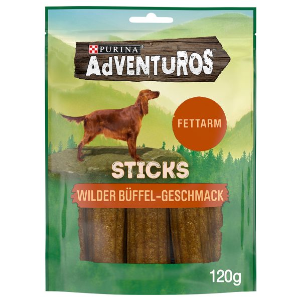 120g Adventurous Sticks villi puhveli Purina koiran herkku