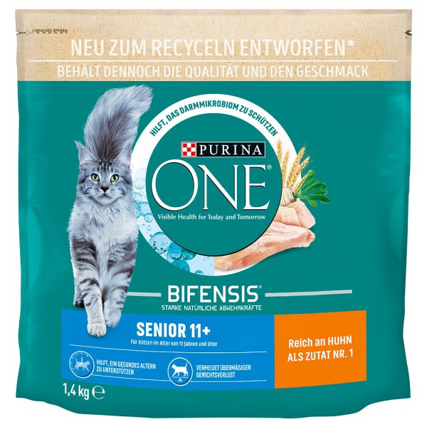 1,4kg Senior 11+ Purina ONE kissan kuivaruoka