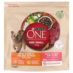 1,5kg Mini Skin & Coat nauta Purina ONE koiran kuivaruoka