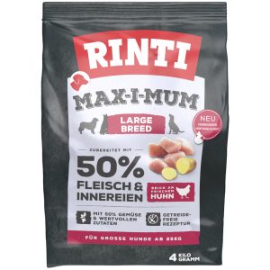 2x4kg Max-I-Mum Large Breed kana RINTI koiran kuivaruoka