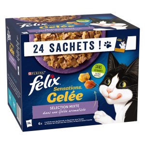 24x85g Sekalainen lajike hyytelössä Latz-kissanruoka