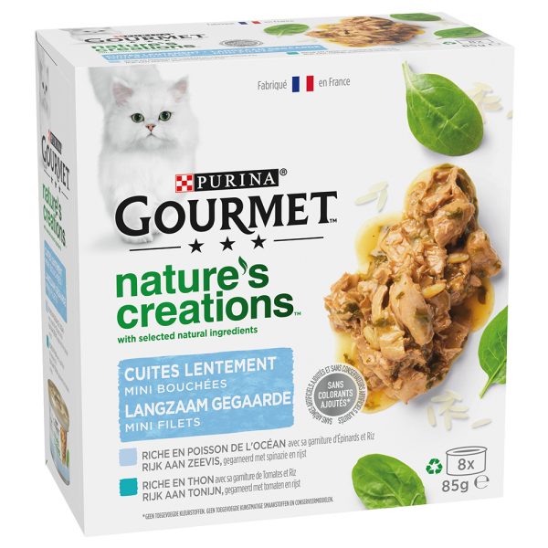 8x85g Nature's Creations merikala & tonnikala Gourmet kissa