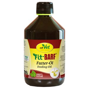 2x 500ml cdVet Fit-BARF rehuöljy täydennysrehu kissoille / koirille