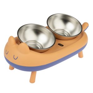 TIAKI Cova -ruokintapiste 2x 350ml, Ø15cm kissa / koira