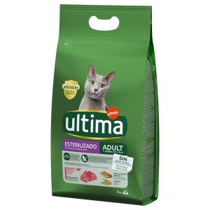 Ultima Cat Sterilized Beef -  3kg