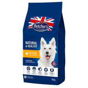 15kg Natural & Healthy kana Butcher's koiran kuivaruoka