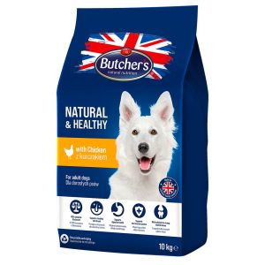 10kg Natural & Healthy kana Butcher's koiran kuivaruoka
