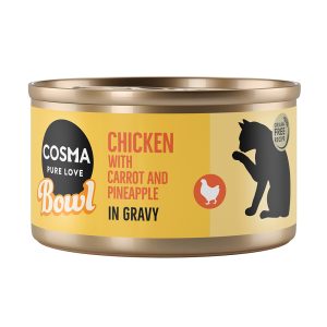 12x80g Bowl kananrintaa Cosma kissan märkäruoka