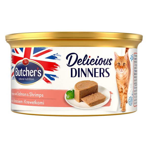 24x85g Butcher's Delicious Dinners kissan märkäruoka