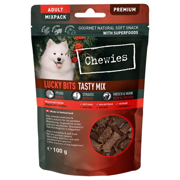 100g Chewies Lucky Bits Adult sekoitus koiranherkku