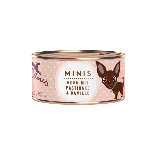 18 x 100 g Terra Canis Mini kana, palsternakka & kamomilla koiran märkäruoka
