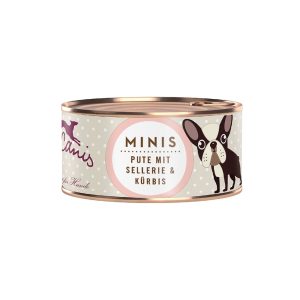18 x 100 g Terra Canis Mini kalkkuna, selleri & kurpitsa koiran märkäruoka