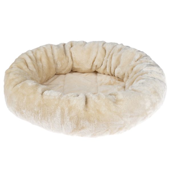Natural Paradise lisäosa pehmosänky pyöreä D Ø50cm, kerma kissoille