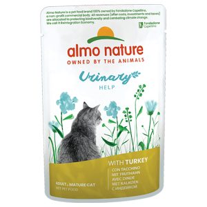 24x70g Urinary Help kalkkuna Almo Nature Holistic -kissanruoka