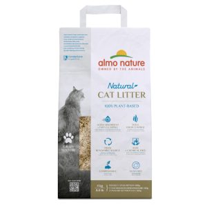 Säästöpakkaus: 2x4kg Almo Nature Natural kissanhiekka kissa