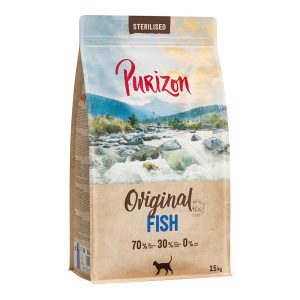 2,5kg Sterilised Adult kala viljaton Purizon kissan kuivaruoka