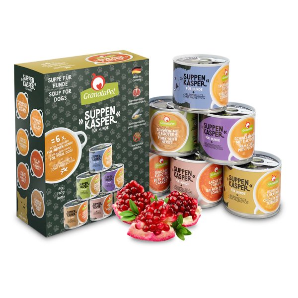 24x140g GranataPet Suppenkasper makupaketti koiran märkäruokaa