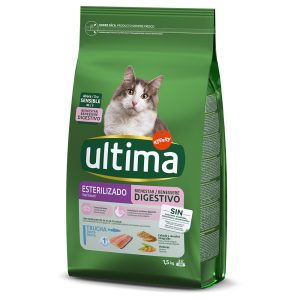 1,5kg Cat Sterilized Sensible taimen Ultima kissanruoka
