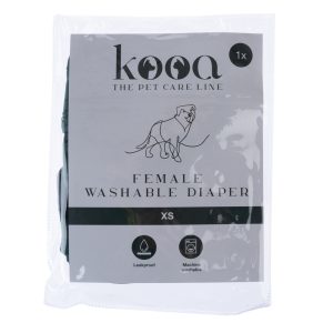 kooa pestävä vaippa narttukoirille, koko XS
