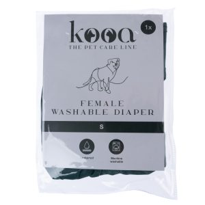 kooa pestävä vaippa narttukoirille, koko S