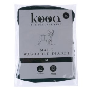 kooa pestävä vaippa uroskoirille, koko M
