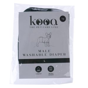 kooa pestävä vaippa uroskoirille, koko L