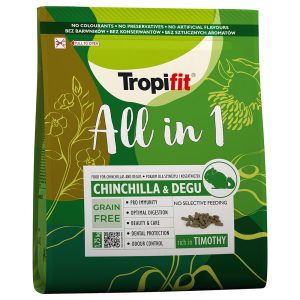 1,75kg All in 1 chinchilla & degu Tropifit chinchillanruoka