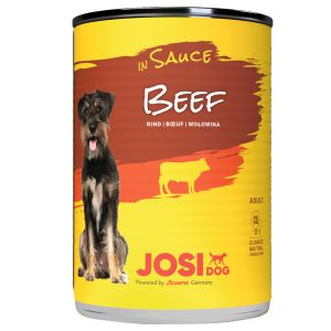 12x415g JosiDog kastikkeessa nauta koiran märkäruoka