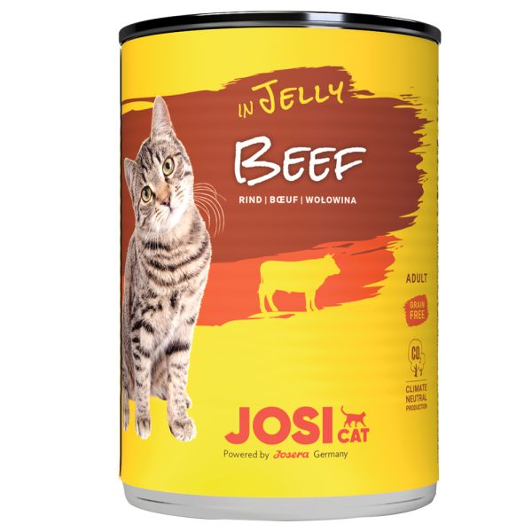 12x400g JosiCat hyytelössä kissan märkäruoka