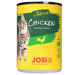 12x400g JosiCat hyytelössä kana kissan märkäruoka