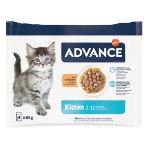 52x85g Kitten kana Advance kissanruoka