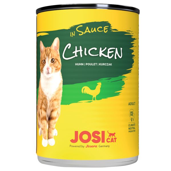 24x415g JosiCat kastikkeessa kana Josera kissan märkäruoka