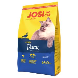 650g JosiCat rapea ankka Josera kissan kuivaruoka